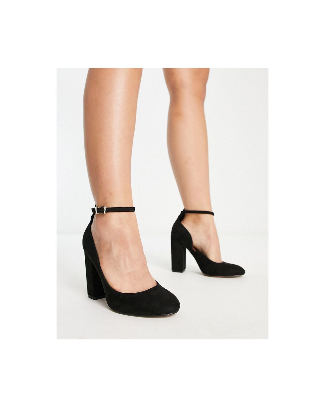 ASOS | Shoes | Asos Black And Nude Snakeskin Print Platform Block Heels  Ankle Strap Pump Size 9 | Poshmark