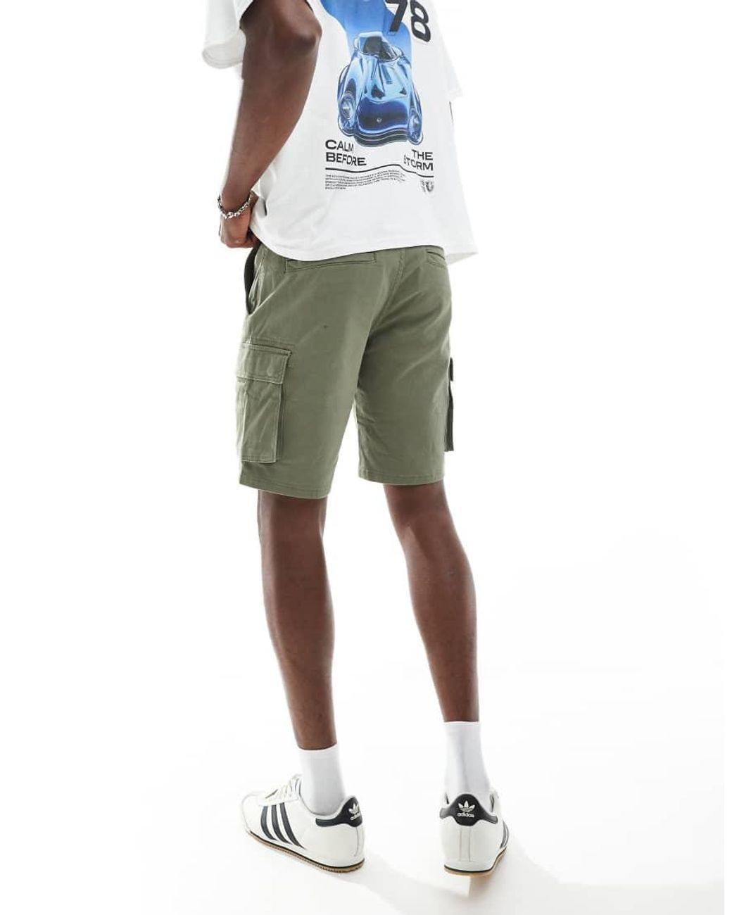 Only & Sons Cargoshort in het Green voor heren