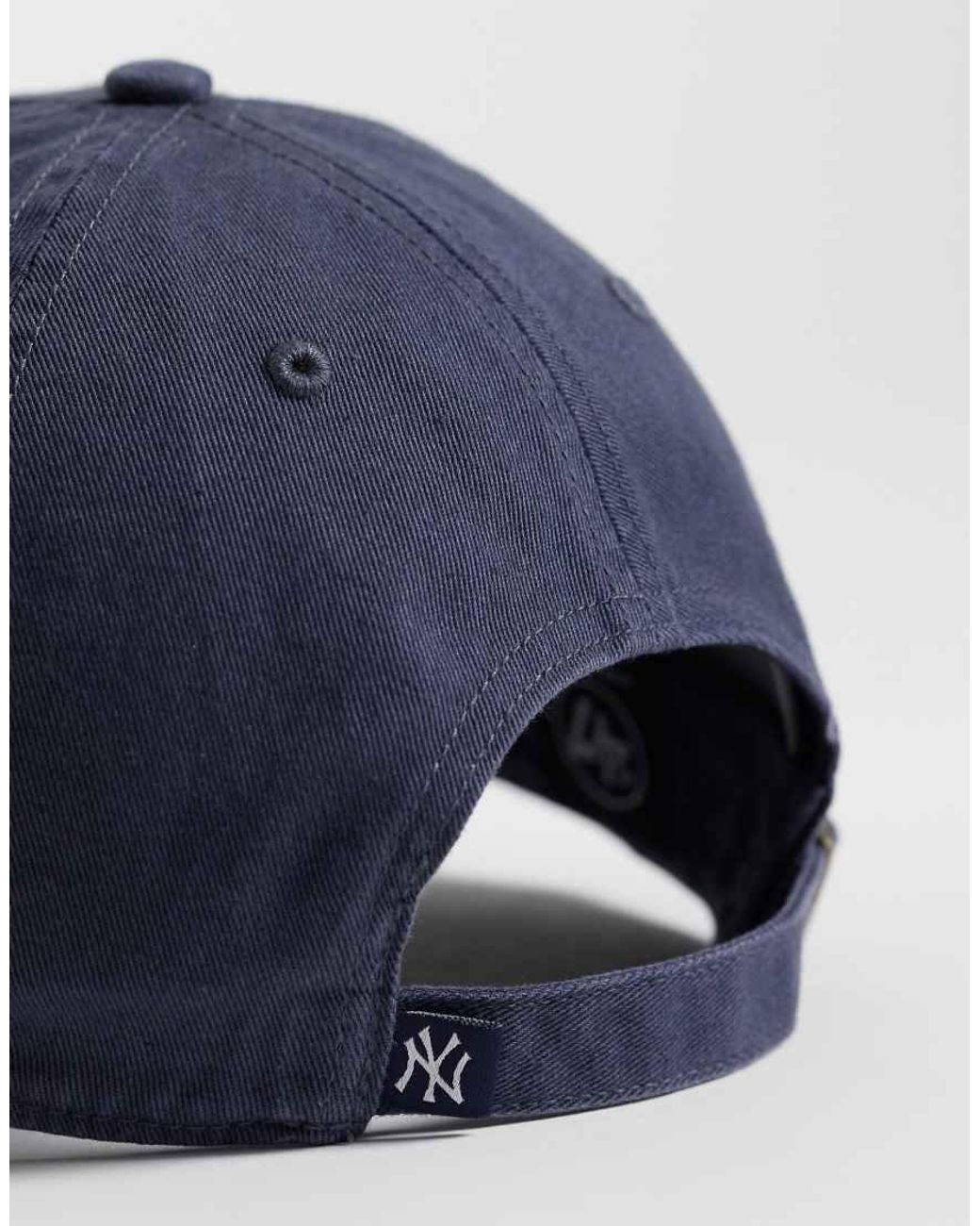 '47 Blue Ny Yankees Clean-up Cap