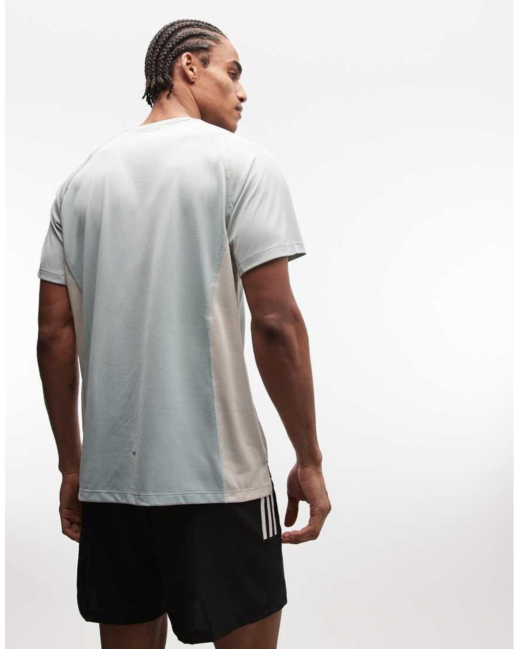 Adidas Originals Gray Adidas Running Adi365 T-Shirt for men