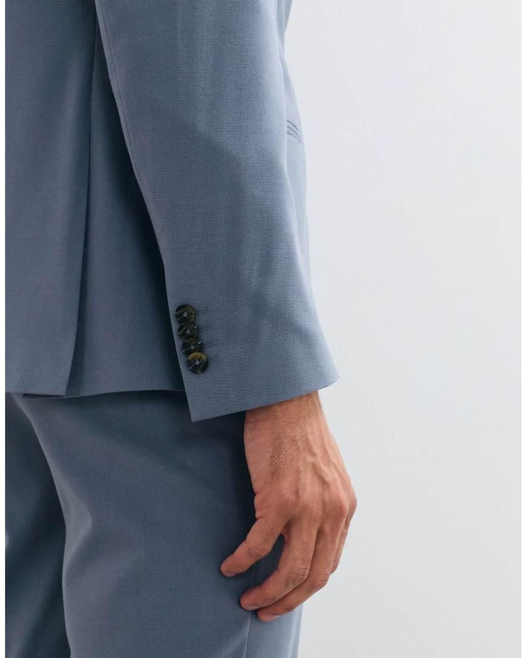 ASOS Blue Slim Suit Blazer for men