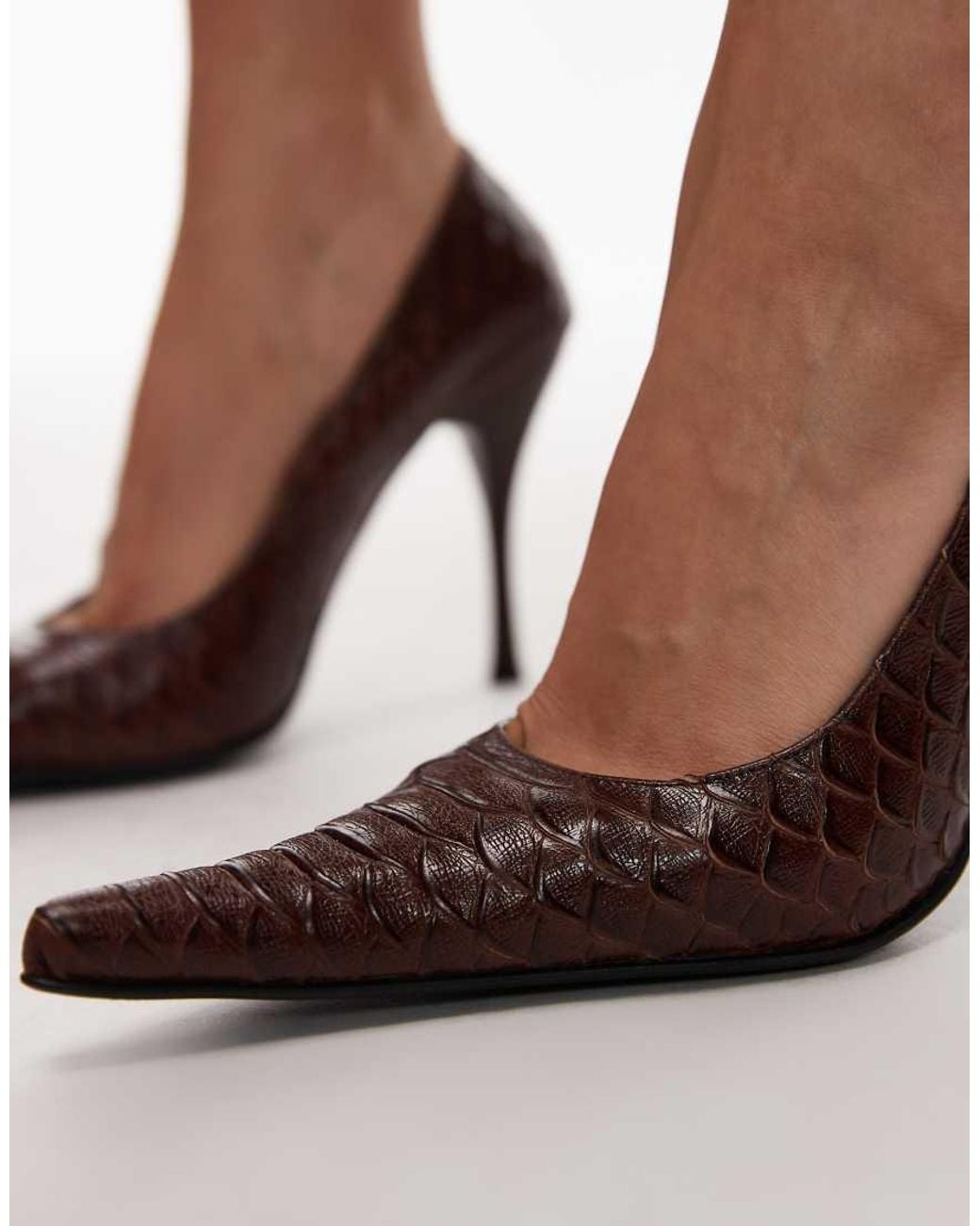 Jeffrey Campbell Brown Pointed Toe Stiletto Pumps