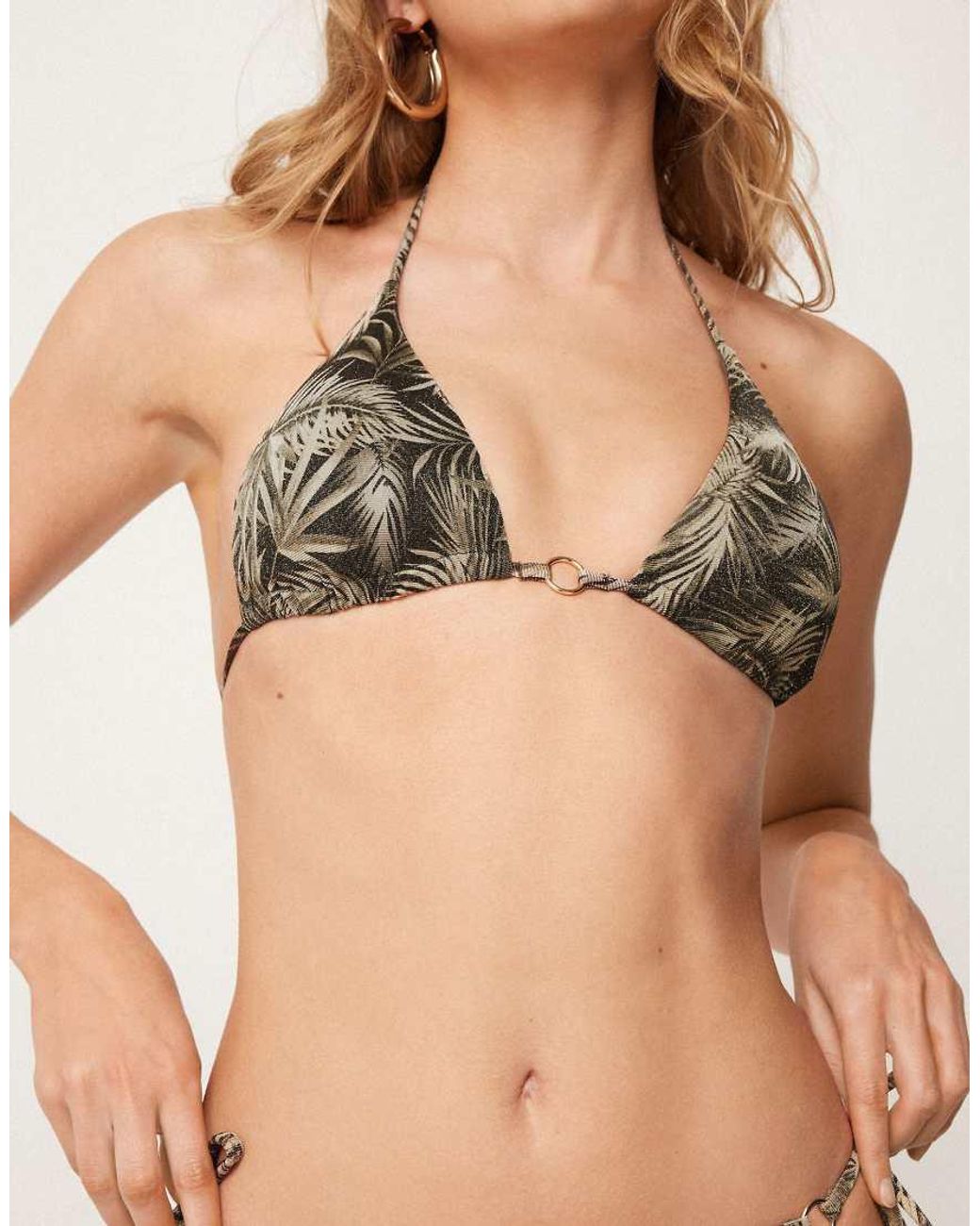 Tezenis Natural Golden Tropics Bikini Top