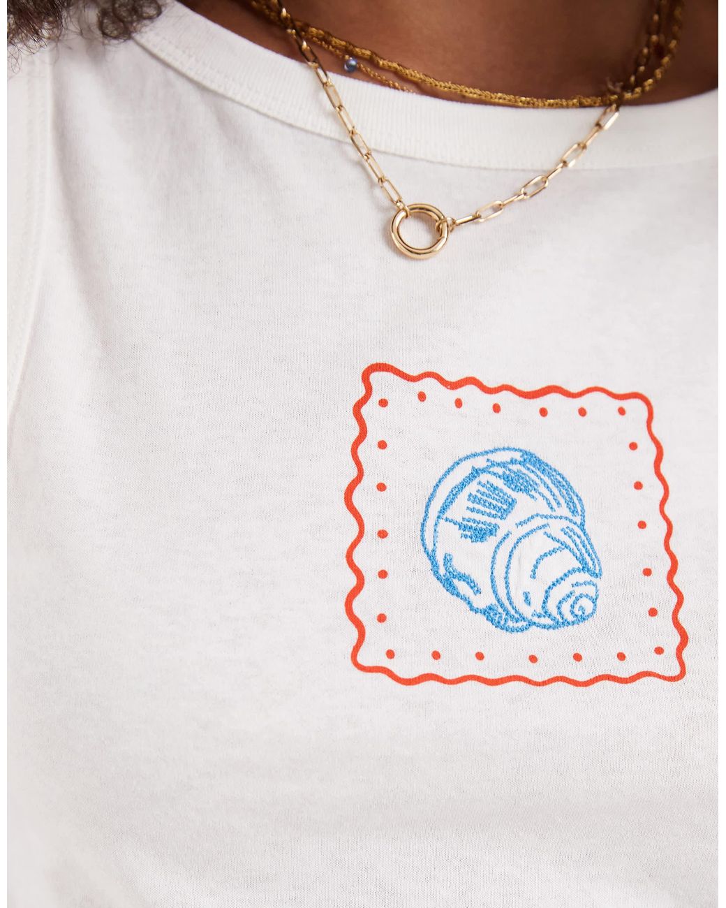 Vero Moda White Jersey Vest