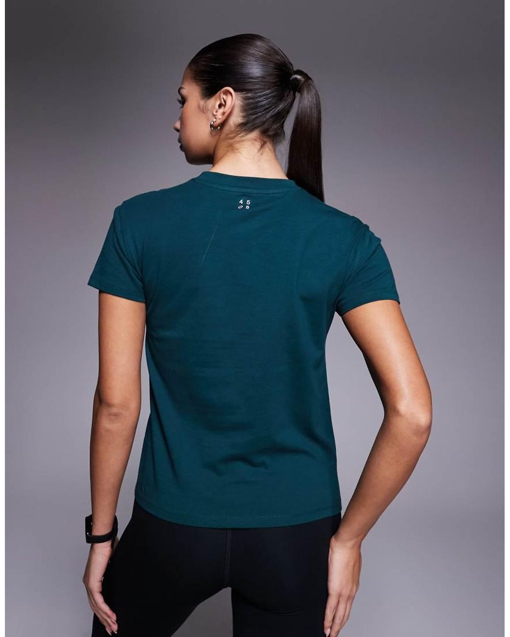 4505 Blue Icon Cotton Boxy T-shirt With Quick Dry Finish