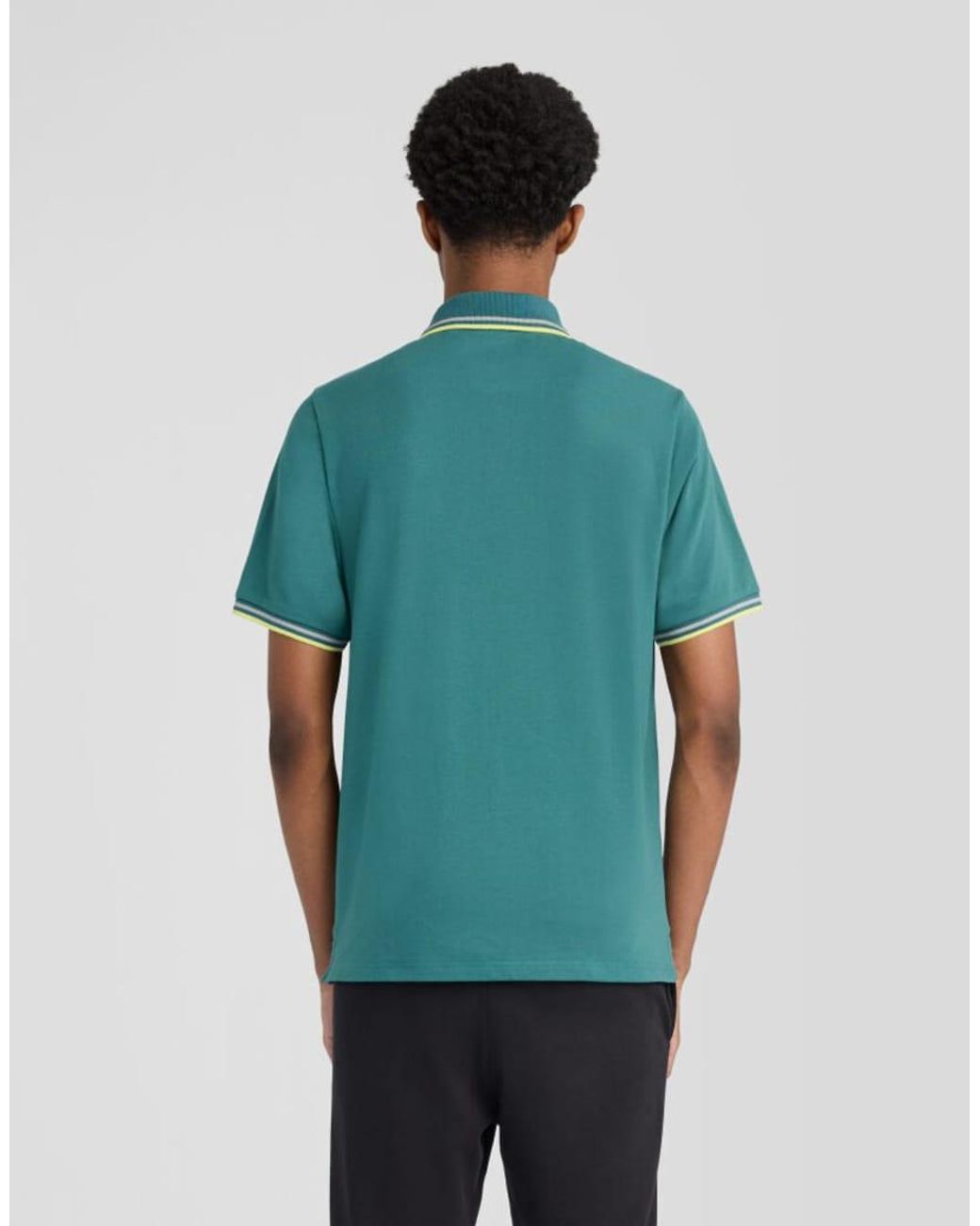 Lyle & Scott Green Ss Polo Shirts Tipped Sport Core Polo for men