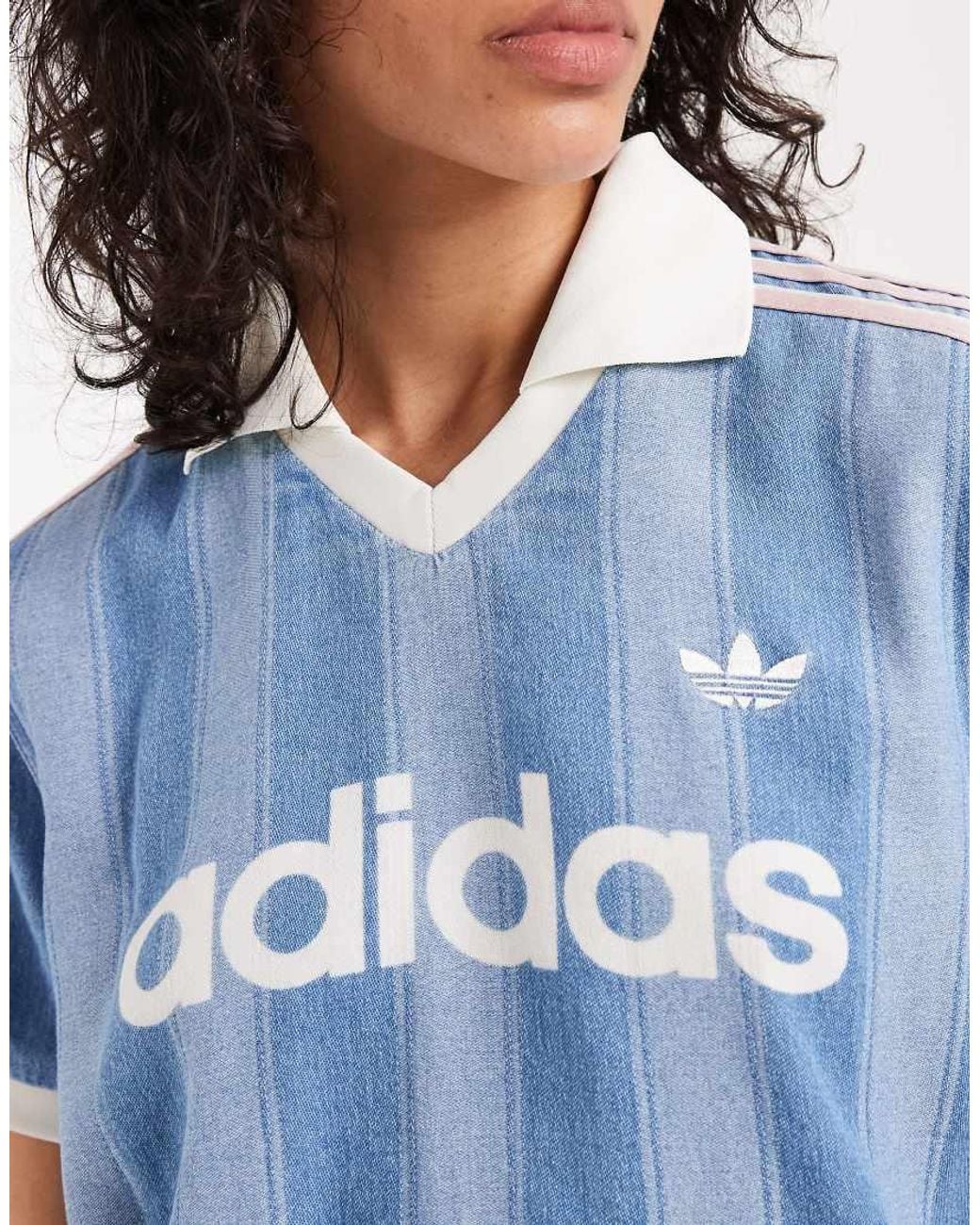Adidas Originals Blue Denim Jersey