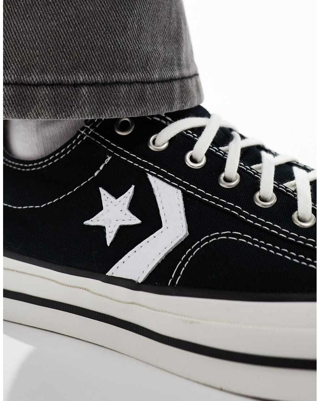 Converse Black Star Player 76 Ox Unisex Trainers