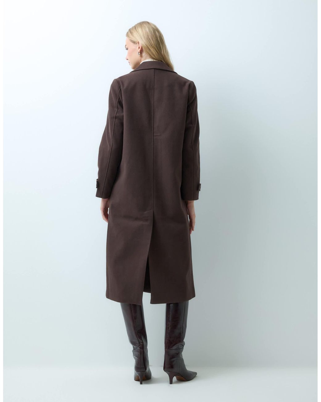 Vila White Formal Maxi Coat