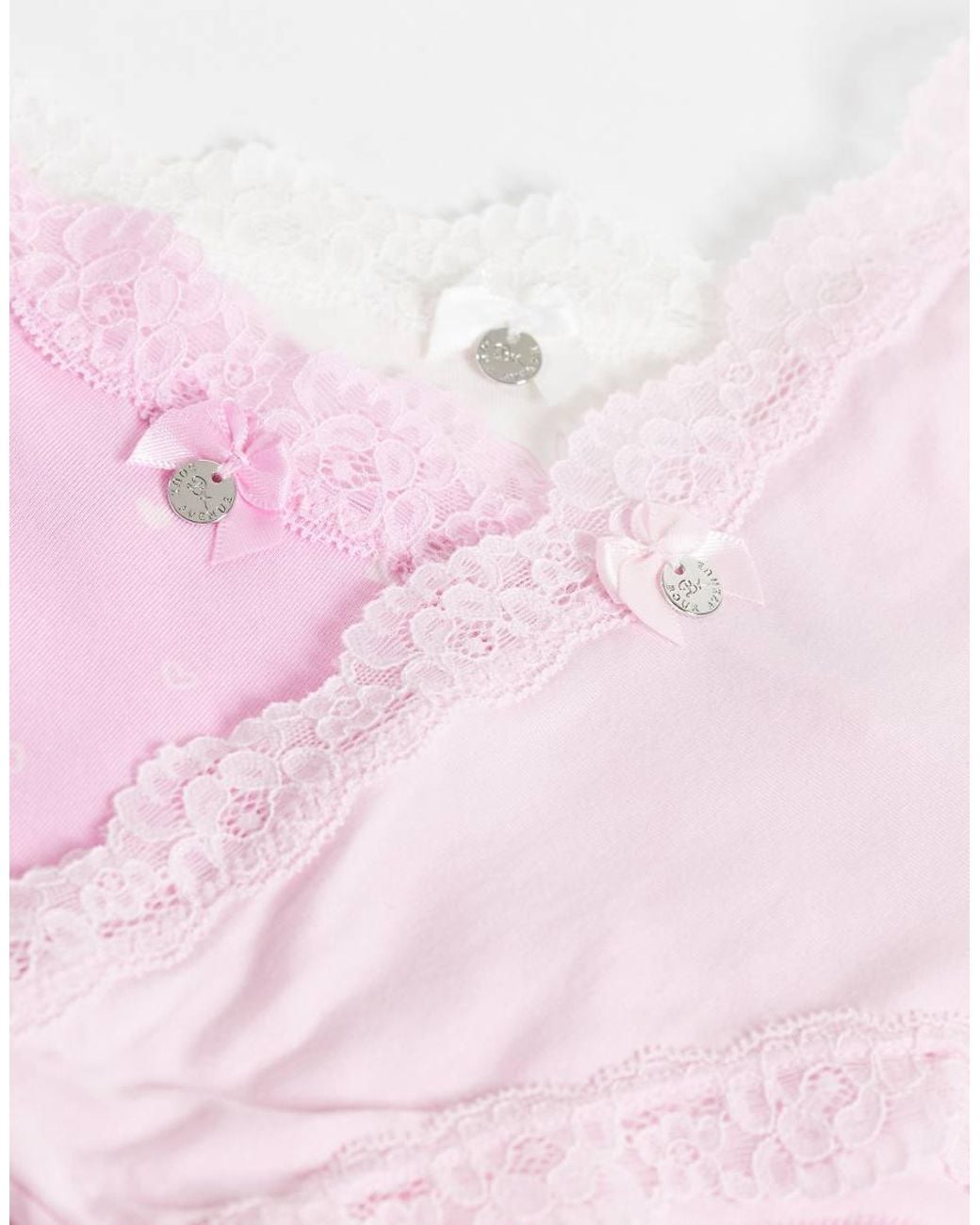 Boux Avenue Pink 3 Pack Brazilian Briefs