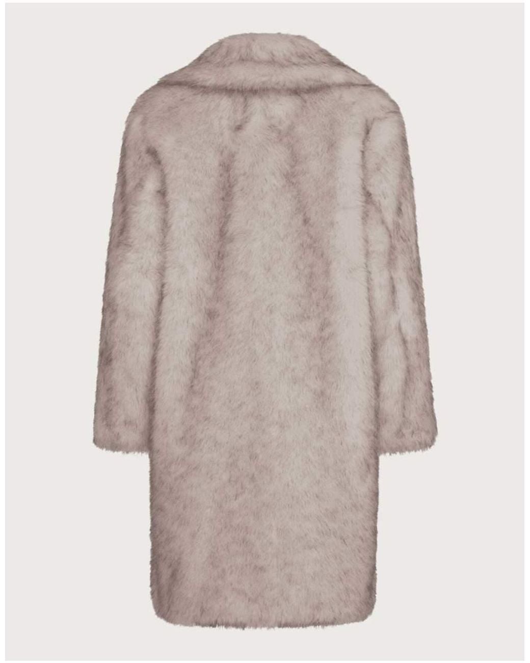 Harry Brown Natural Delphine Long Fur Coat