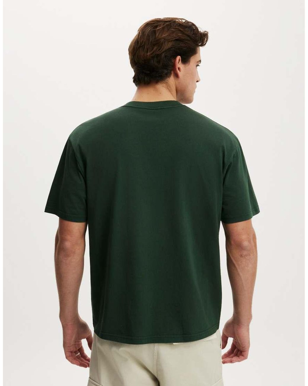 Cotton On Green Everyday Fit T-Shirt for men