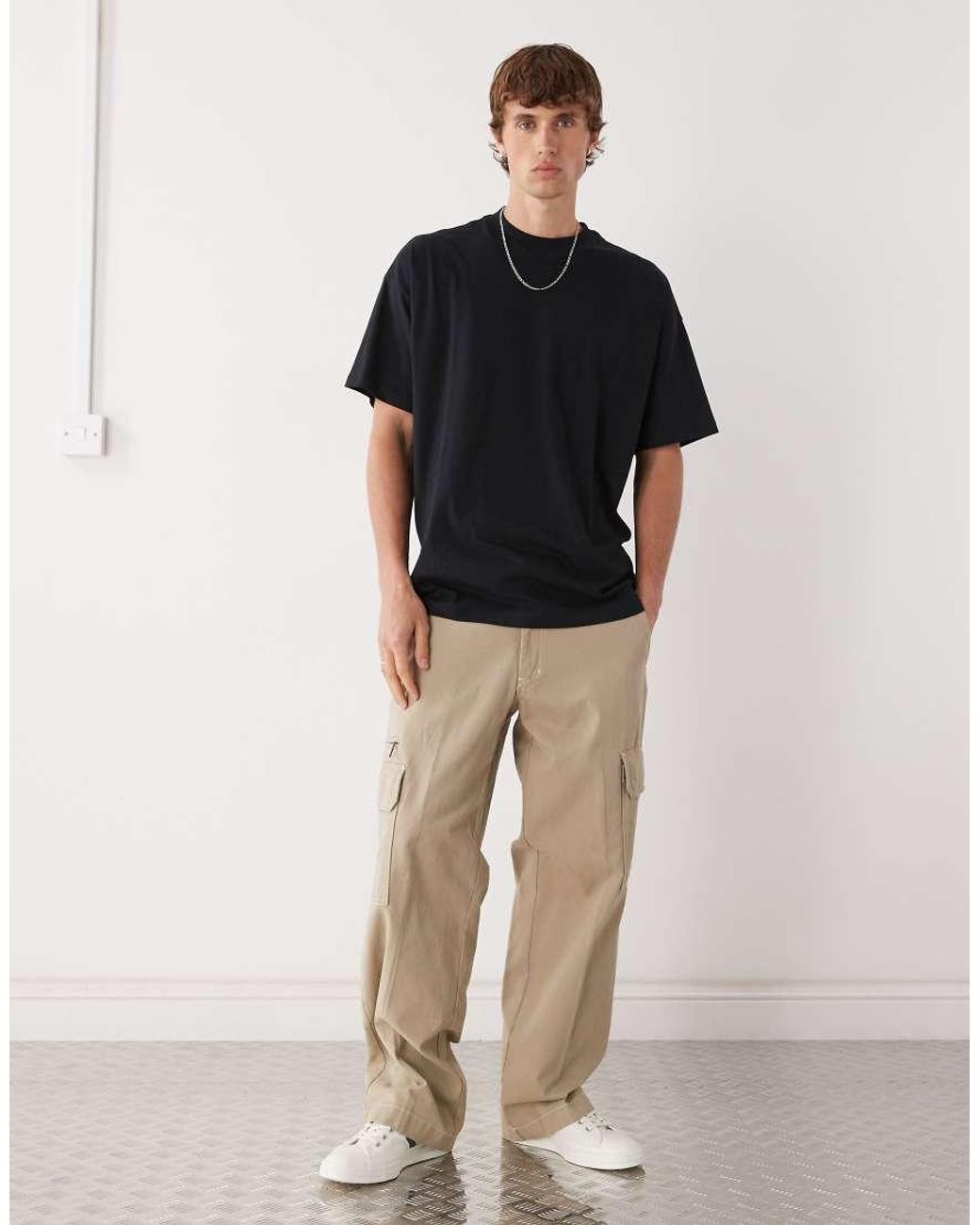 Collusion Black T-shirt for men