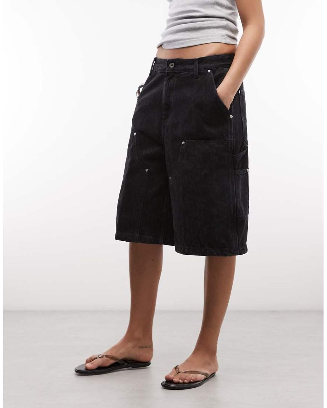 Carhartt Natural Nixon Double Knee Relaxed Fit Shorts