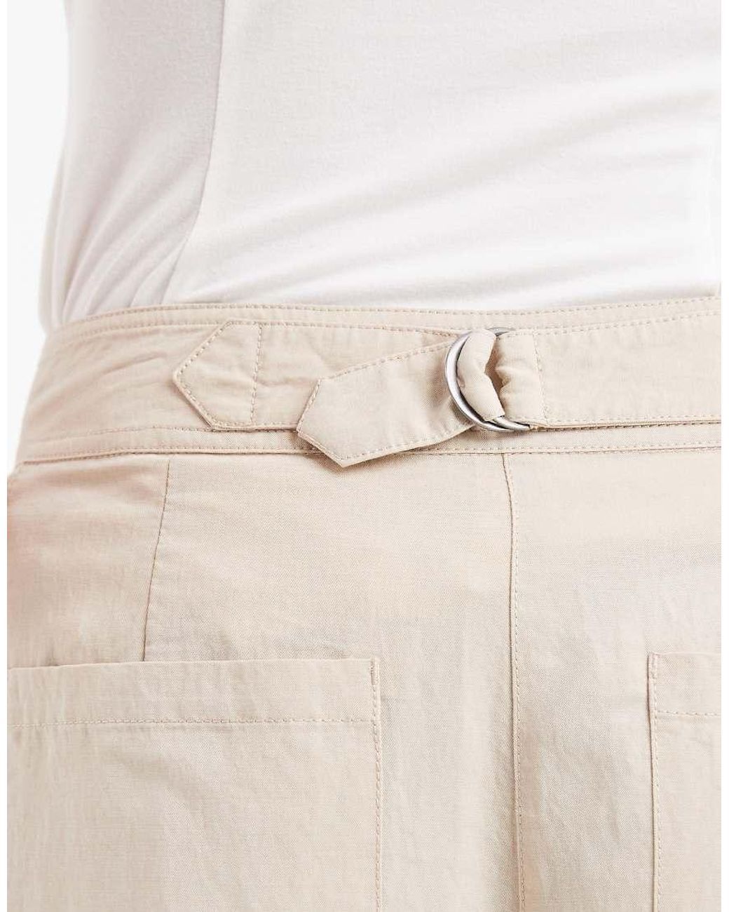ASOS Natural Balloon Trousers With Utility D Ring Details Co-ord