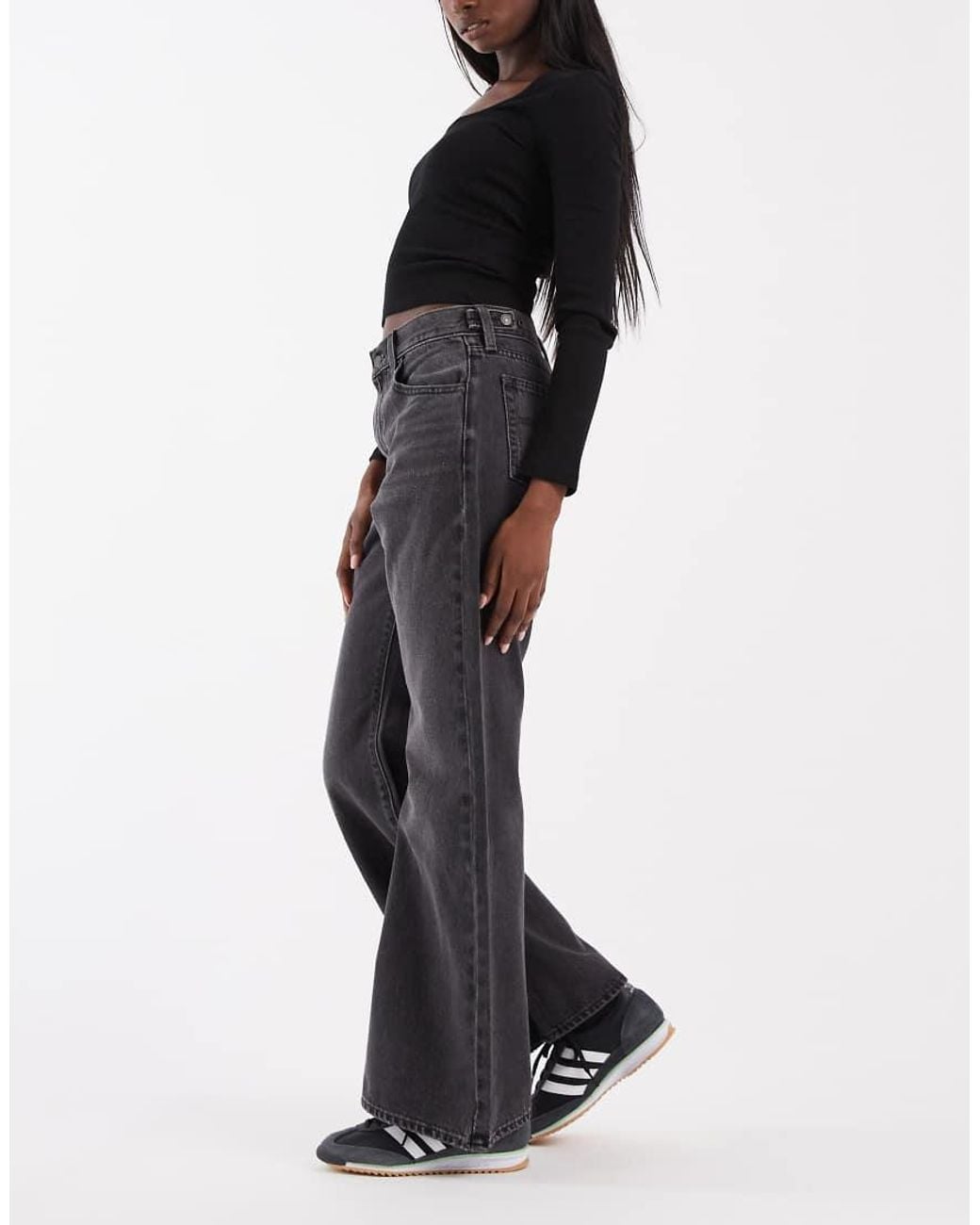 Levi's Blue Cinch Flare Jeans