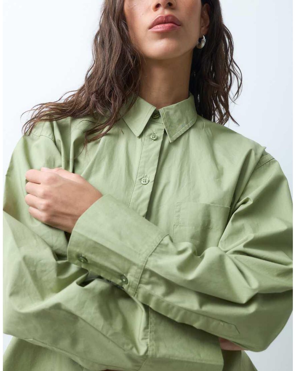 ASOS Green Classic Cotton Shirt