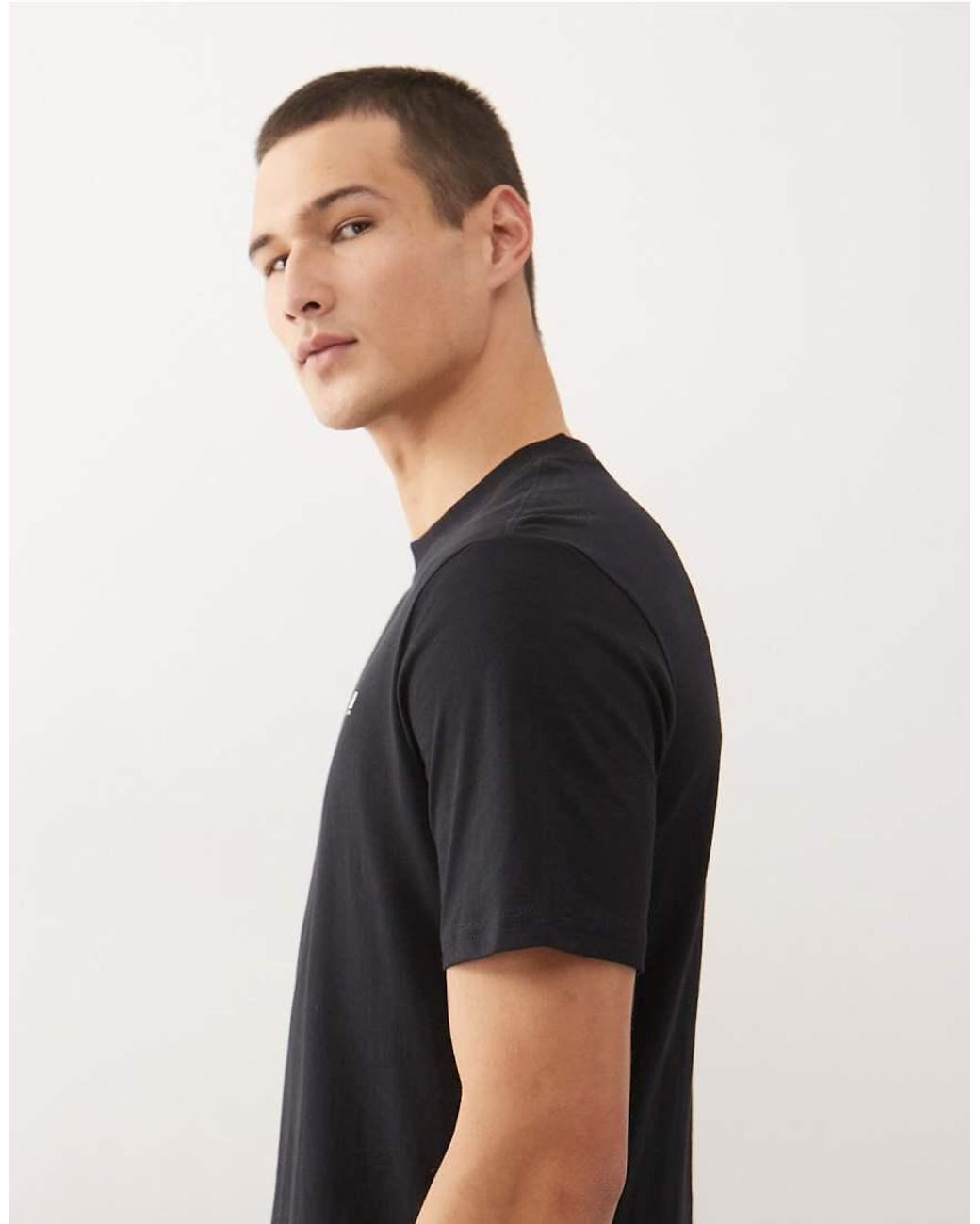 Napapijri Black Small Logo T-shirt for men