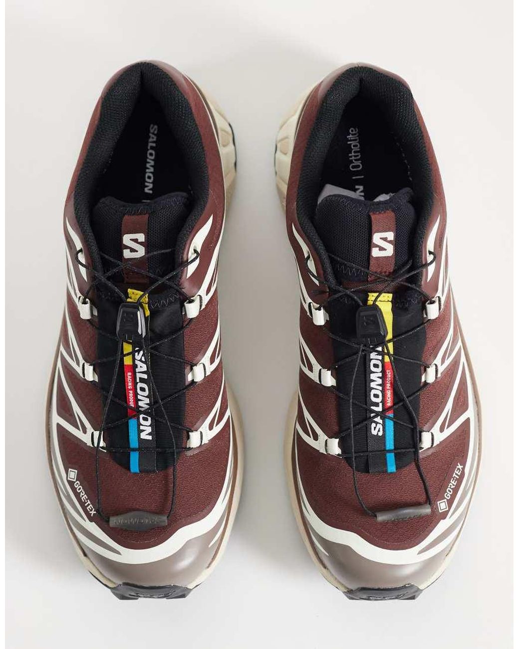 Salomon Brown Xt-6 Gtx Trainers