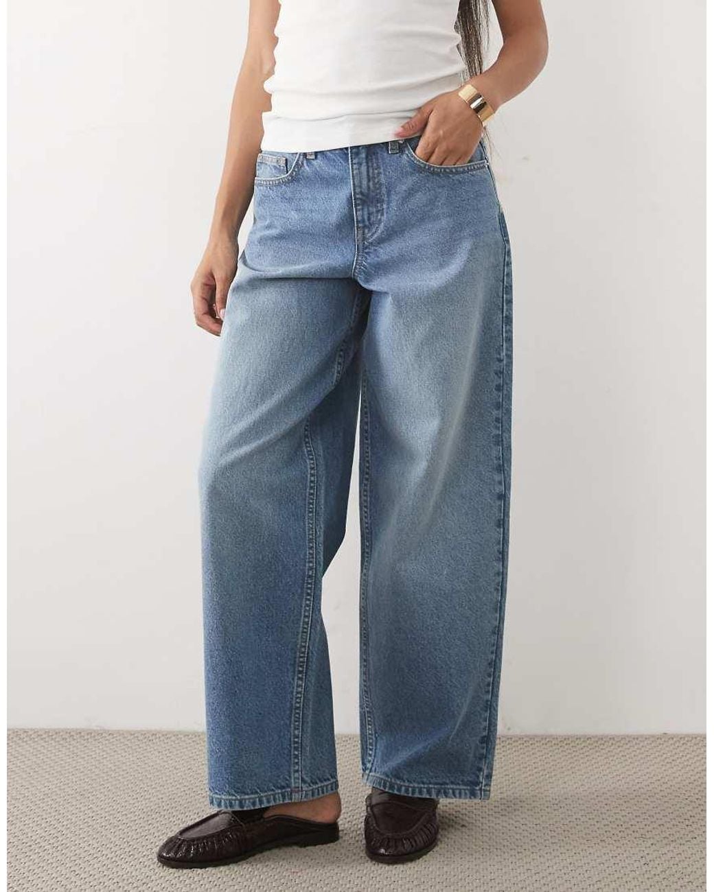 Miss Selfridge Blue baggy Jeans