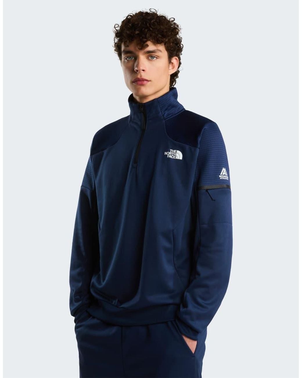 The North Face Blue Mountain Athletics 1/4 Zip Fleece 2.0 for men