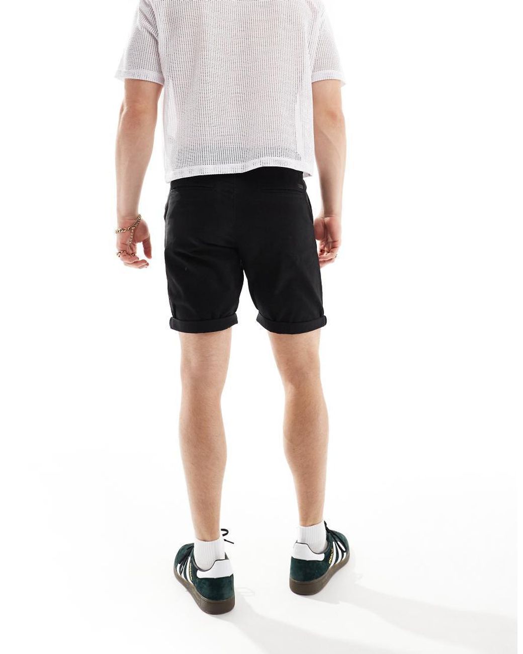 Jack & Jones Black Chino Shorts for men