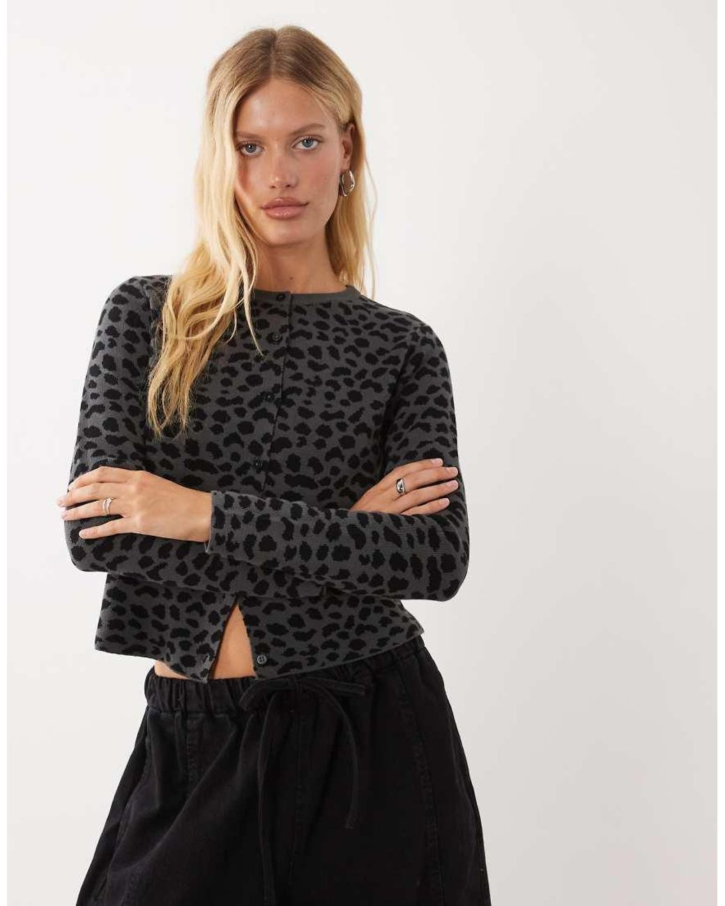 Mango Black Knitted Jumper