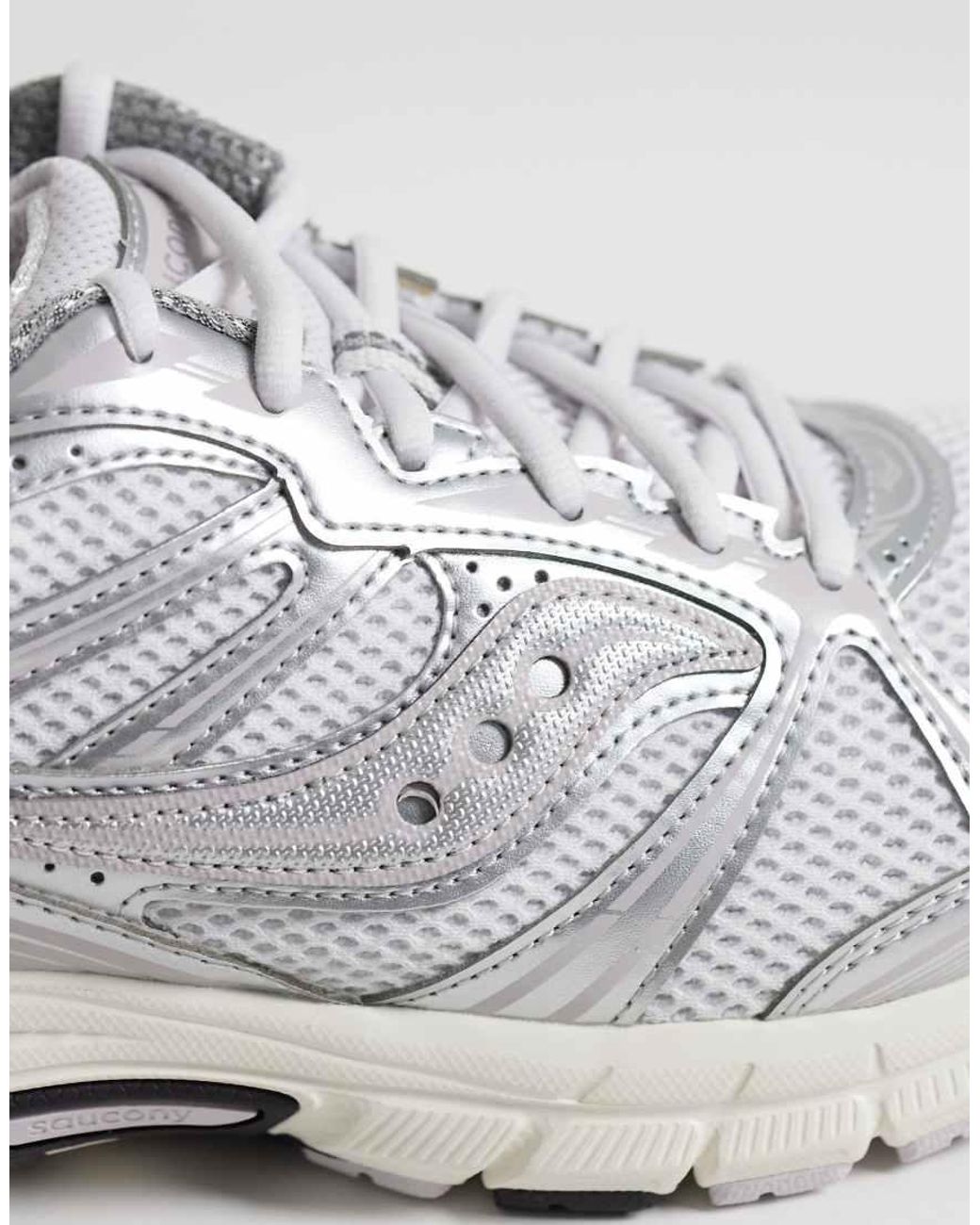 Saucony White Grid Legacy Trainers