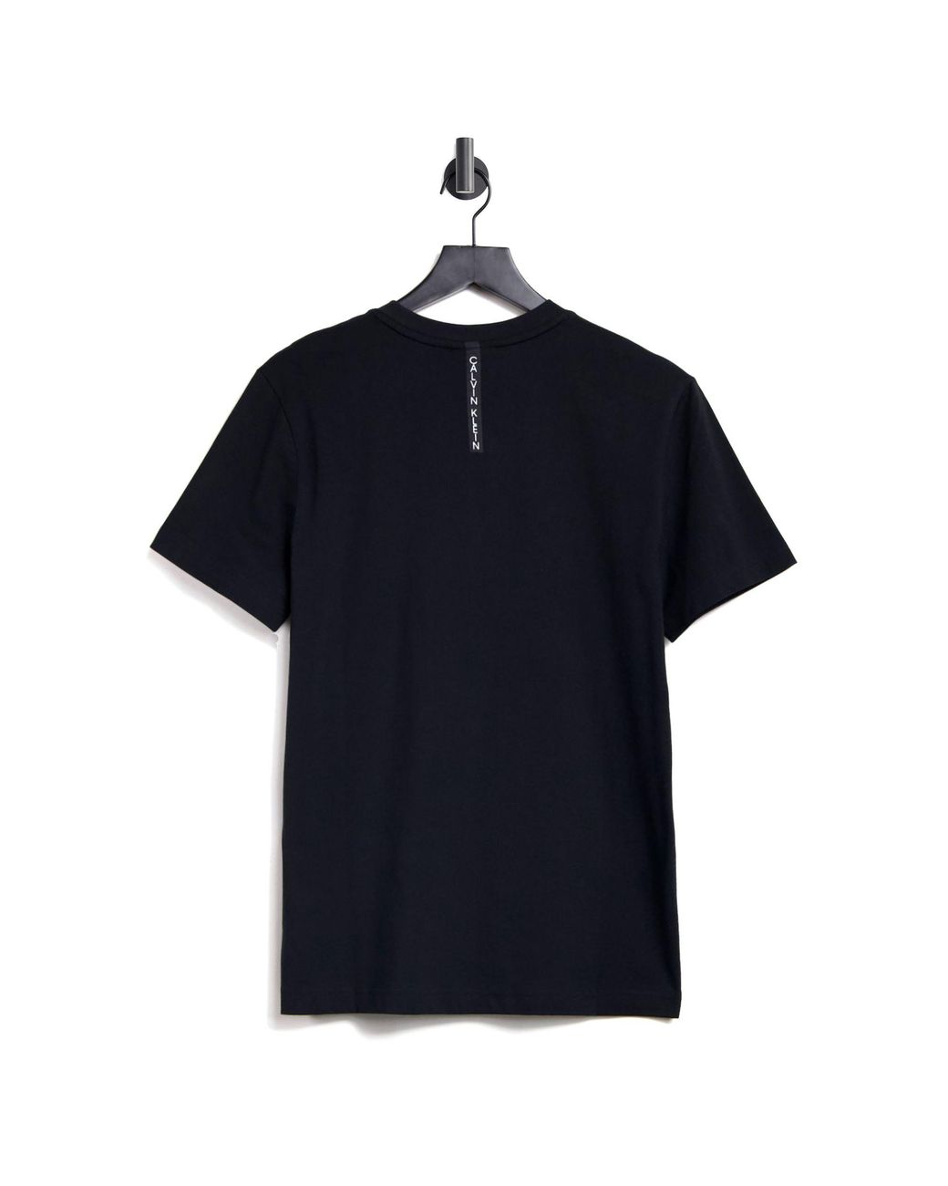 Calvin | Men for Klein in Small Front Central Lyst Black T-shirt Logo