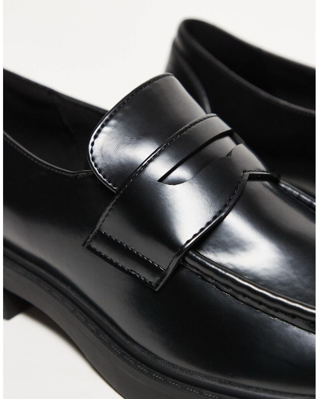 ASOS Black Chunky Loafers for men