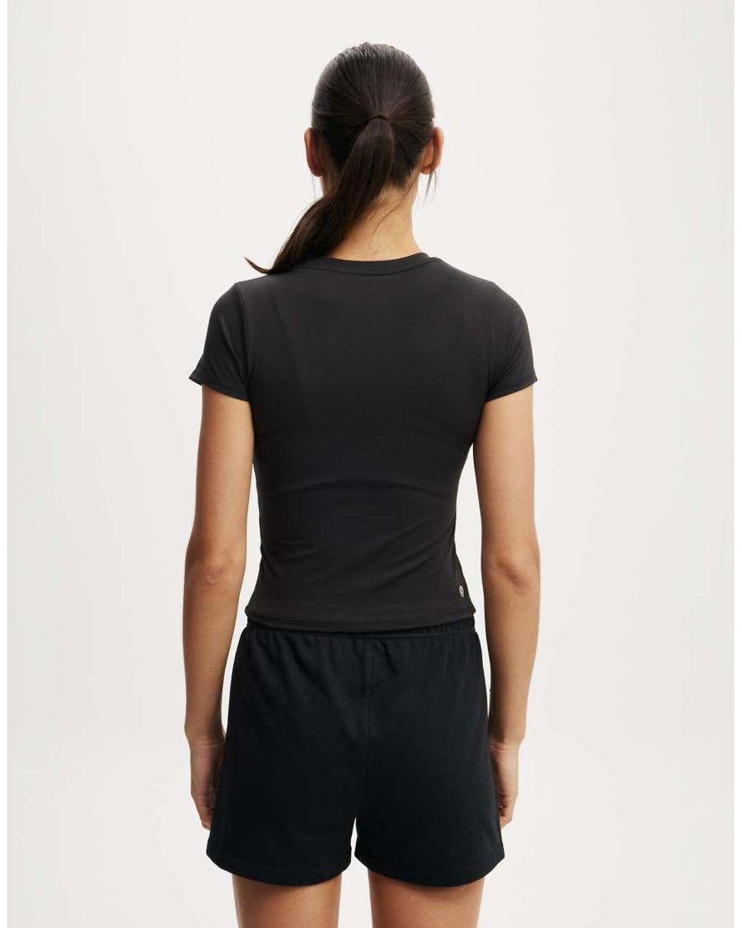 Cotton On Black Ultra Soft Fitted Tshirt