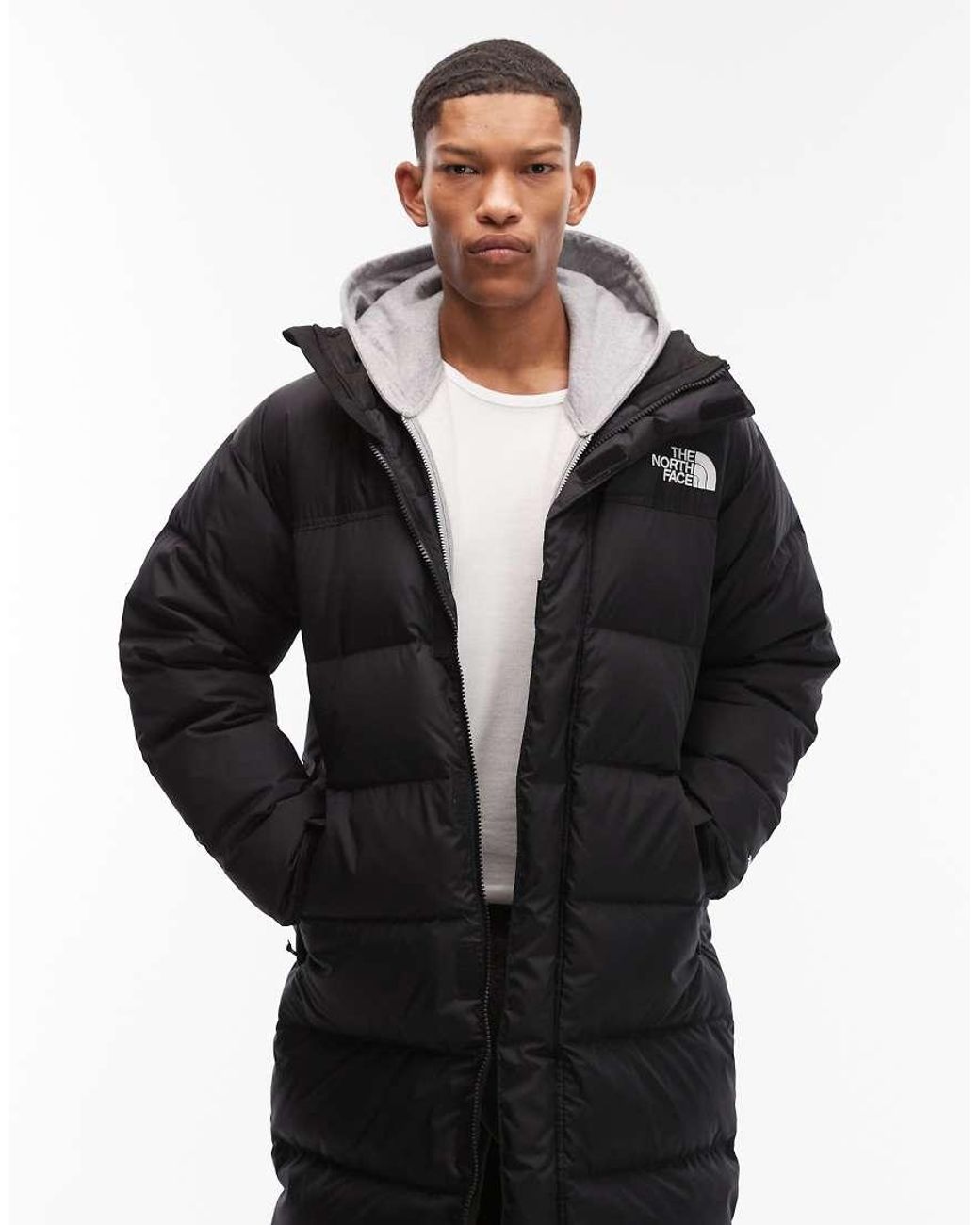 The North Face Black Nuptse Down Puffer Parka Jacket for men