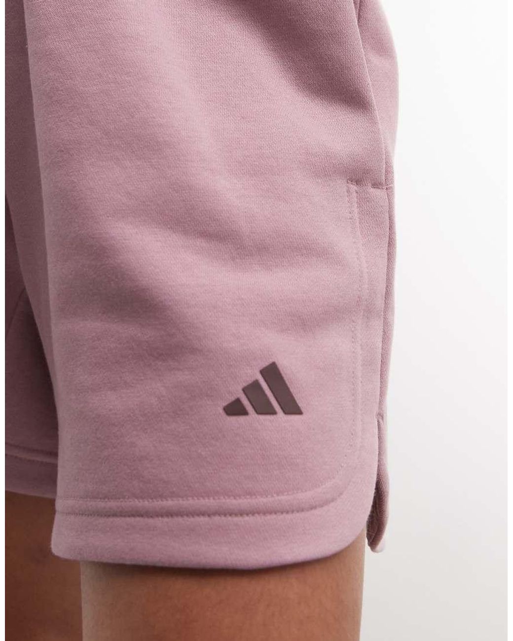Adidas Originals Purple Three Stripes Studios Shorts