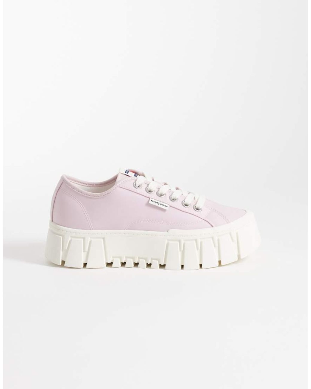 Tommy Hilfiger Natural Platform Sneakers