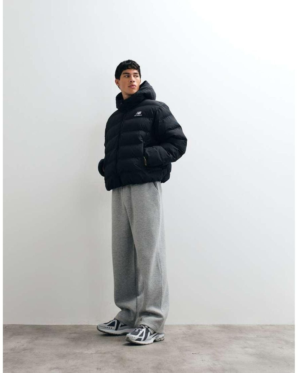 New Balance Blue Boston Puffer Jacket for men
