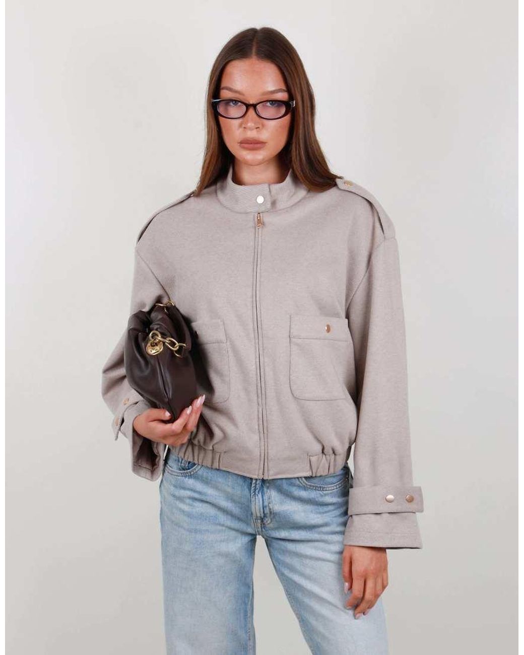 SIMMI Blue Twill Soft Touch Jacket