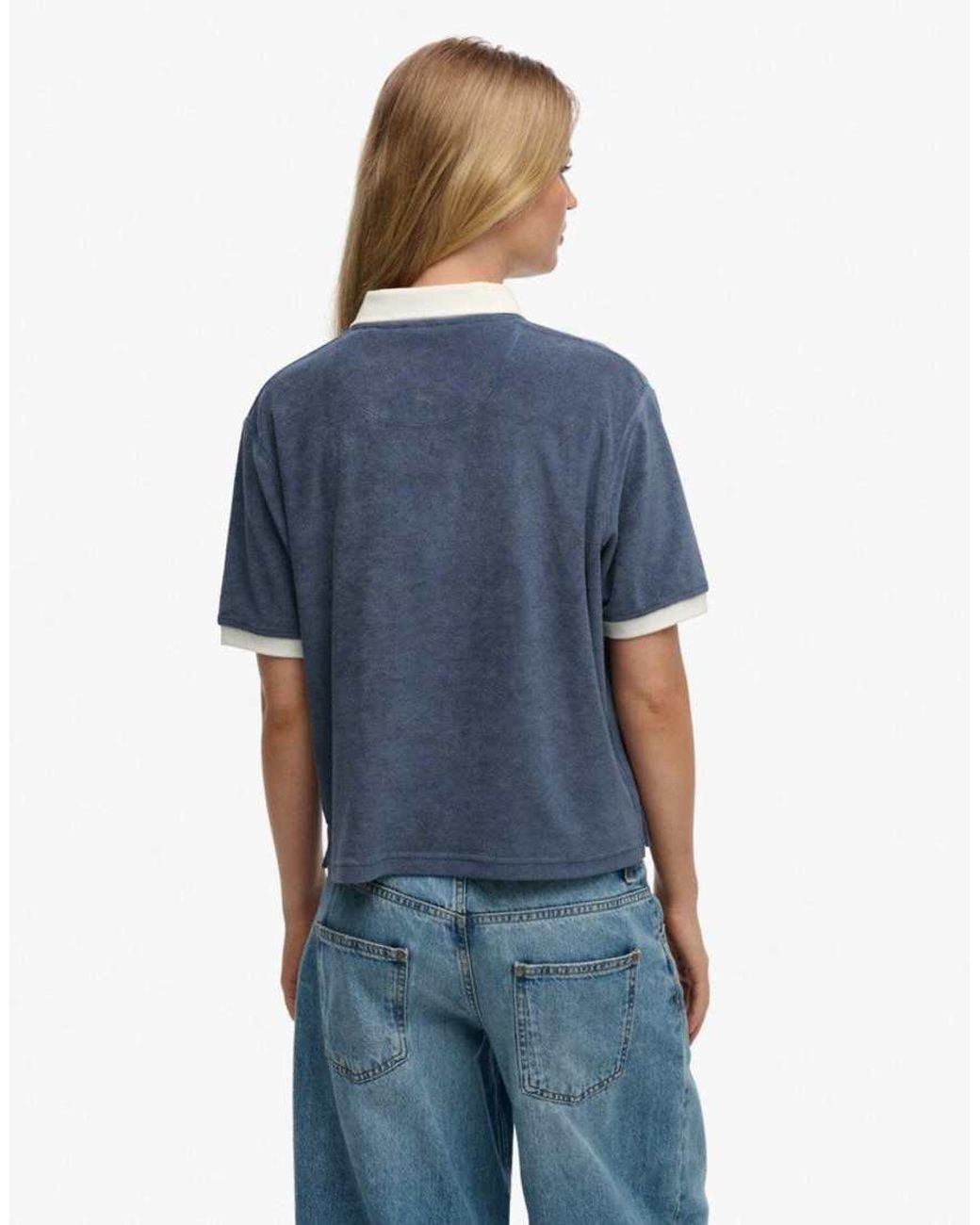 Superdry Blue Heritage Terry Polo