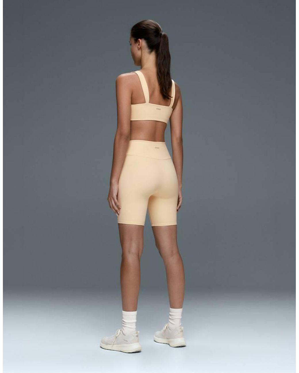 Oysho Blue Comfortlux High-Rise 20Cm Short Leggings