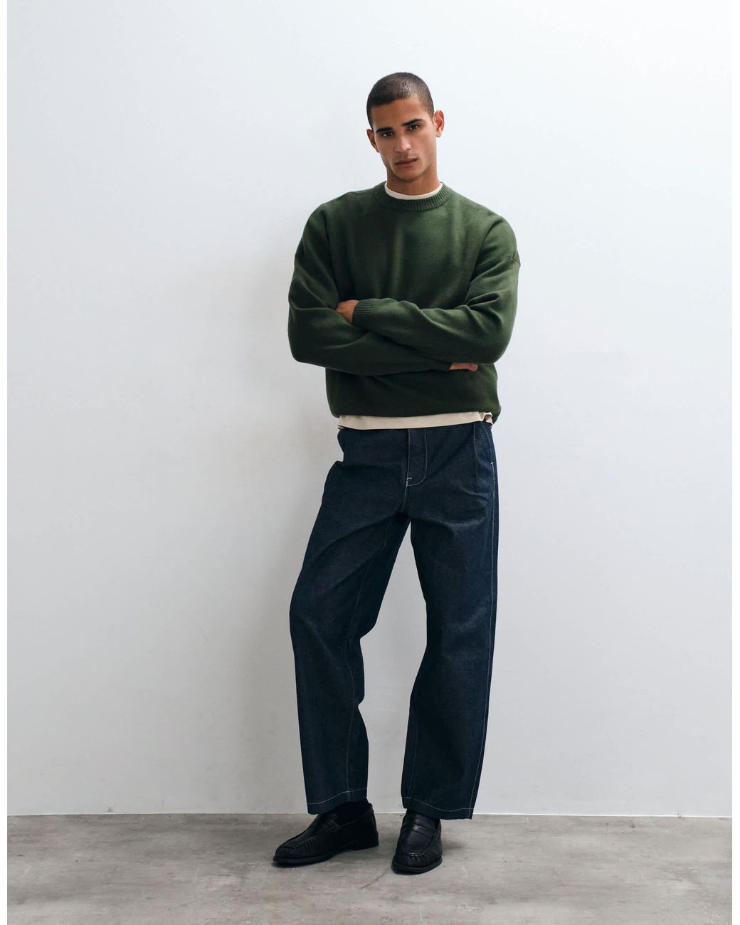 ASOS Oversize-strickpullover in Green für Herren