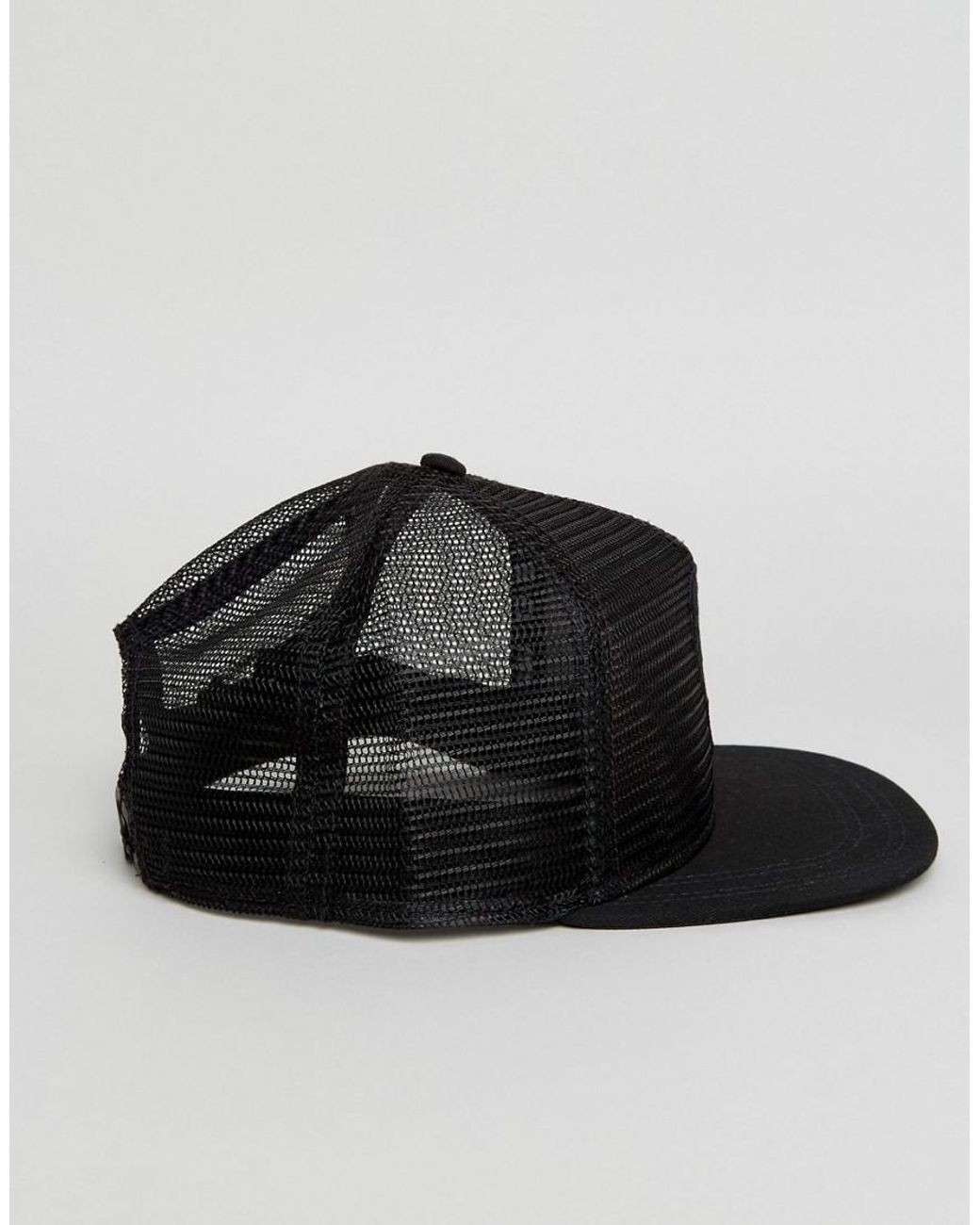 G-Star RAW Cotton Trucker Cap in Black 