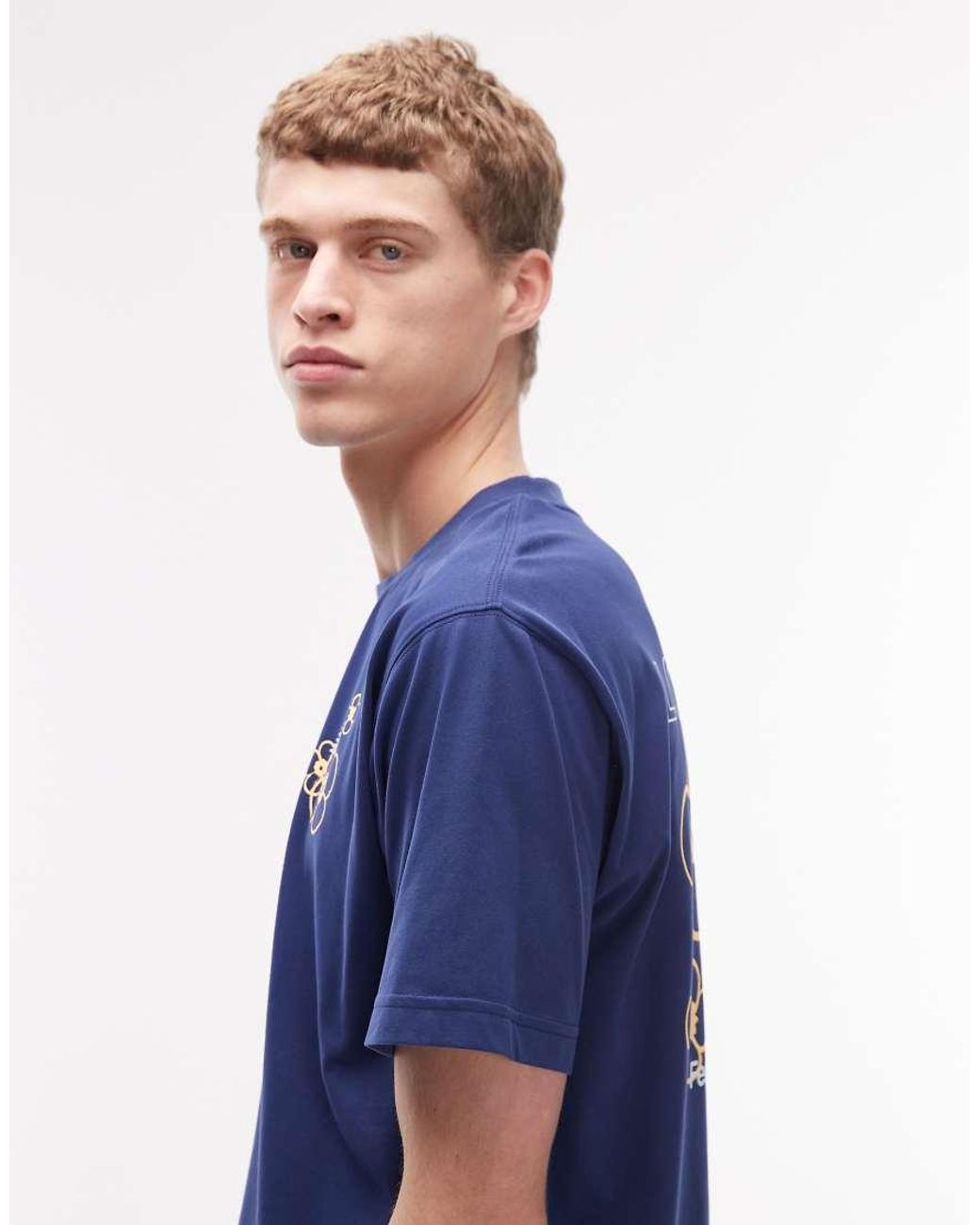 New Balance Blue 'la City Run' T-shirt for men