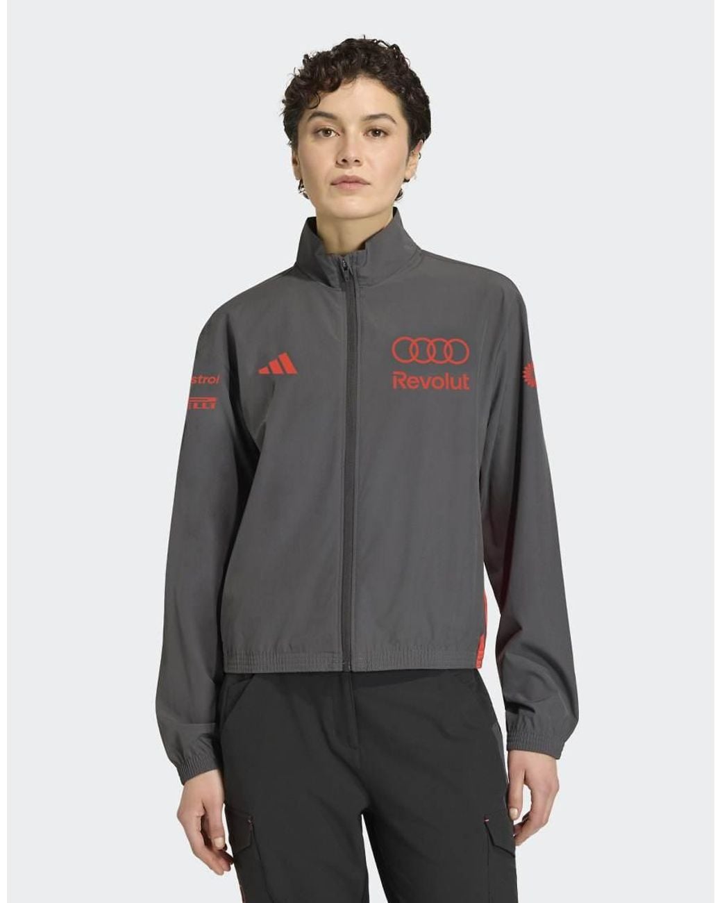 Adidas Originals Gray Audi Formula One Team Mechanics Tracktop