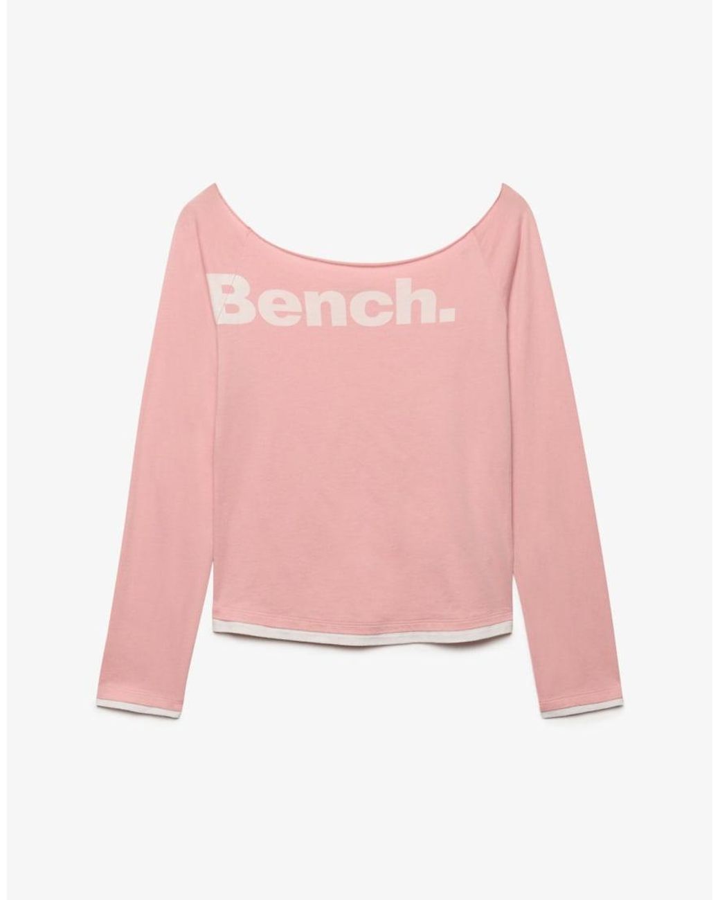 Bench x Superdry & Co Blue Fitted Long Sleeve Layer Top