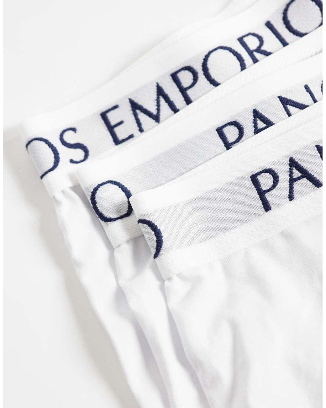 Panos Emporio White 3 Pack Noos Boxer Brief for men