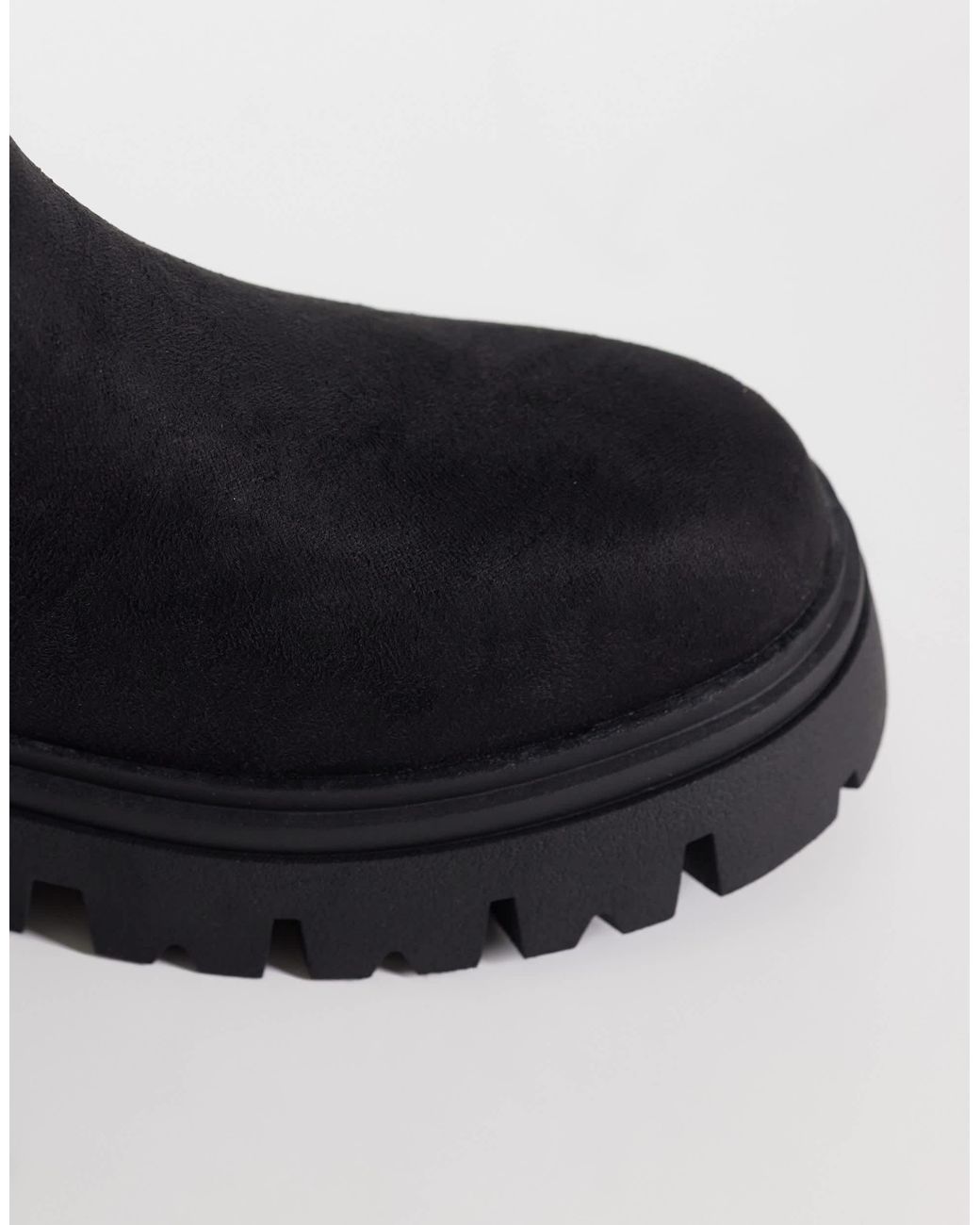 SEQWL Black Twirl chunky-kniestiefel