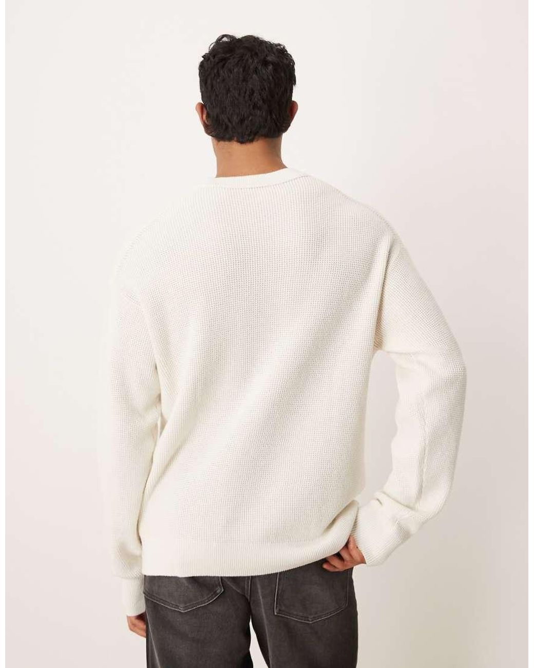 Calvin Klein Natural Badge Crew Neck Jumper for men