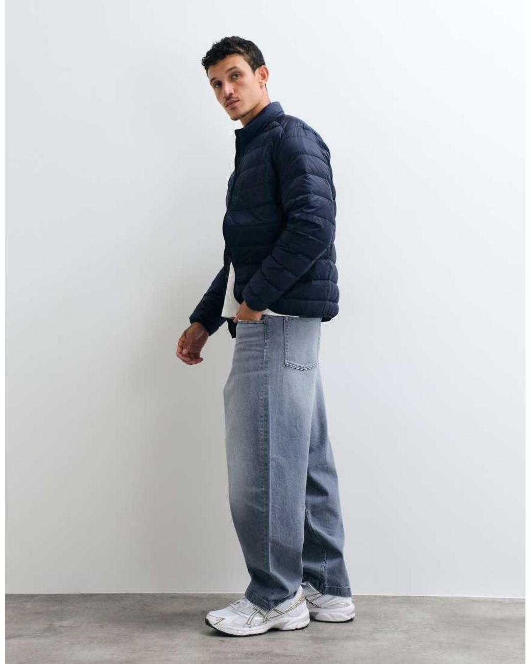 Jack & Jones Blue Down Puffer Jacket for men