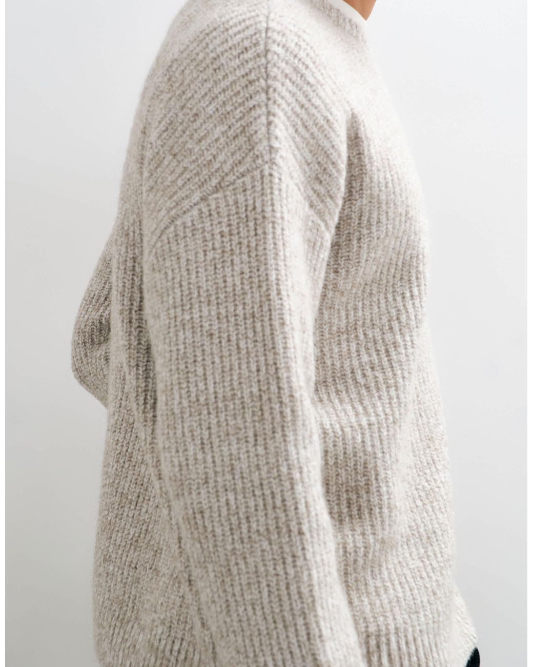 Weekday Grob gestrickter pullover in White für Herren