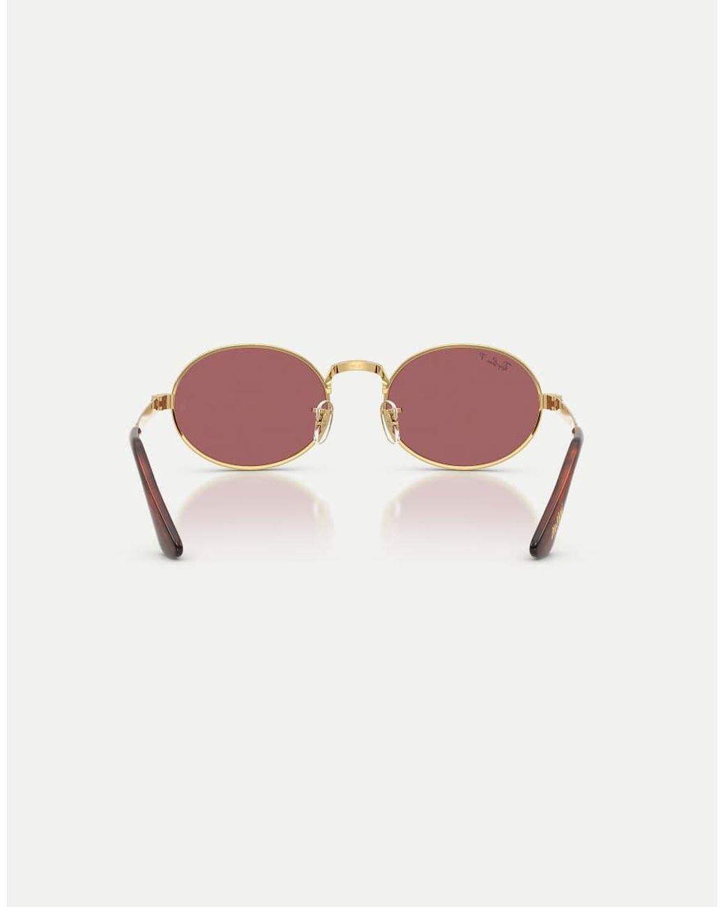 Ray-Ban Pink Rb3931 Rectangle Polarised Sunglasses With Lens
