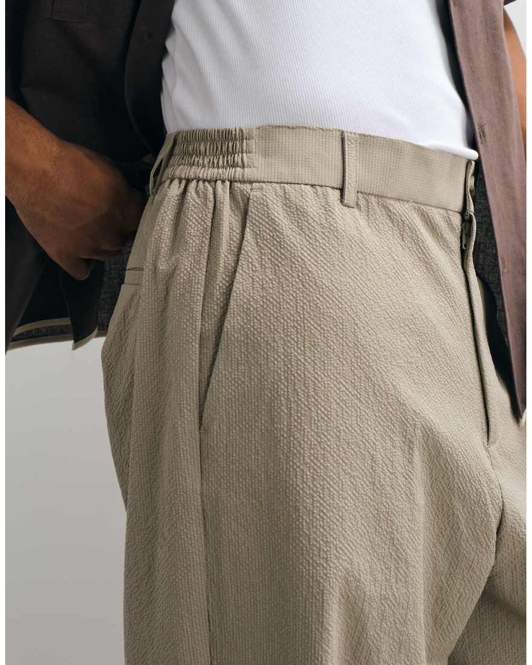 ASOS Multicolor Tailored Wide Leg Trousers for men